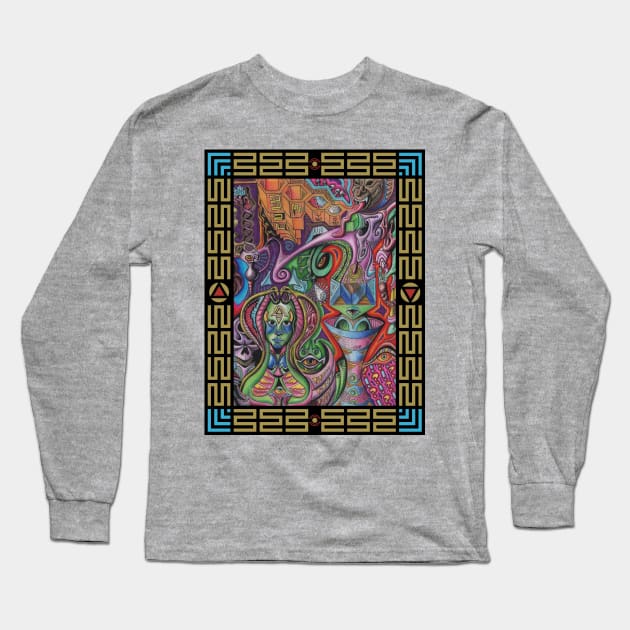 Mindscape Zone #3 Long Sleeve T-Shirt by Koko Ricky